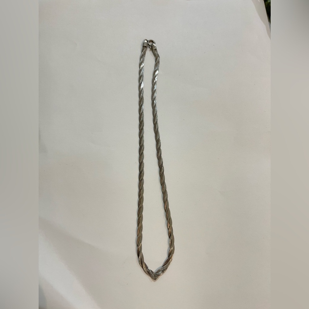 925 Sterling Silver  ITALY Choker Necklace